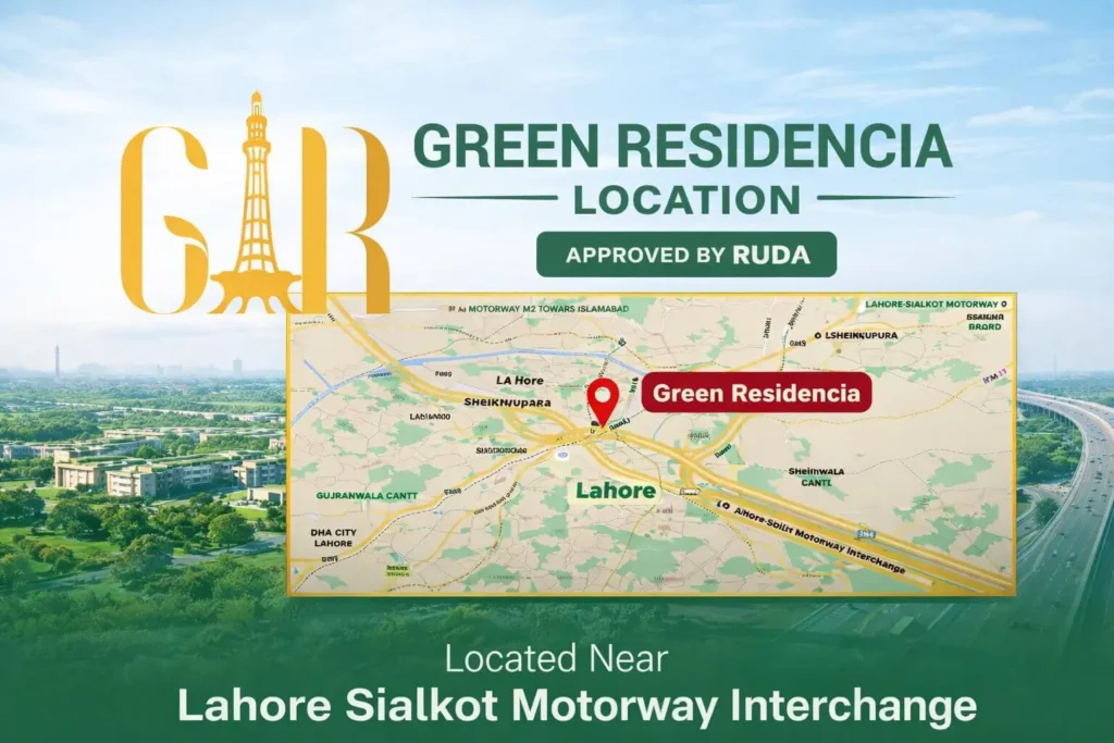 Grand Residencia Lahore Location